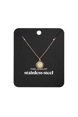 Necklace eternal sunshine - Gold color h5 Picture3