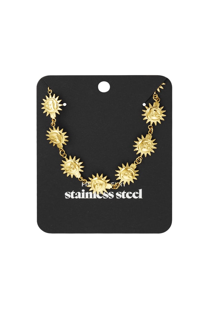 Golden Sunshine necklace - Gold color Picture3