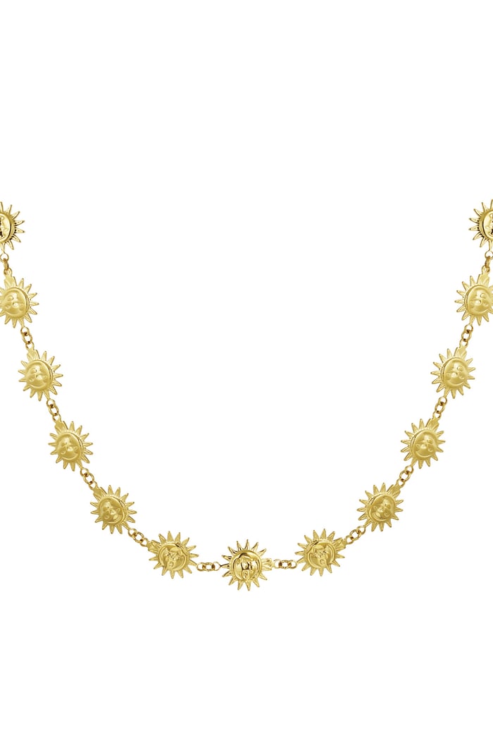 Golden Sunshine necklace - Gold color 