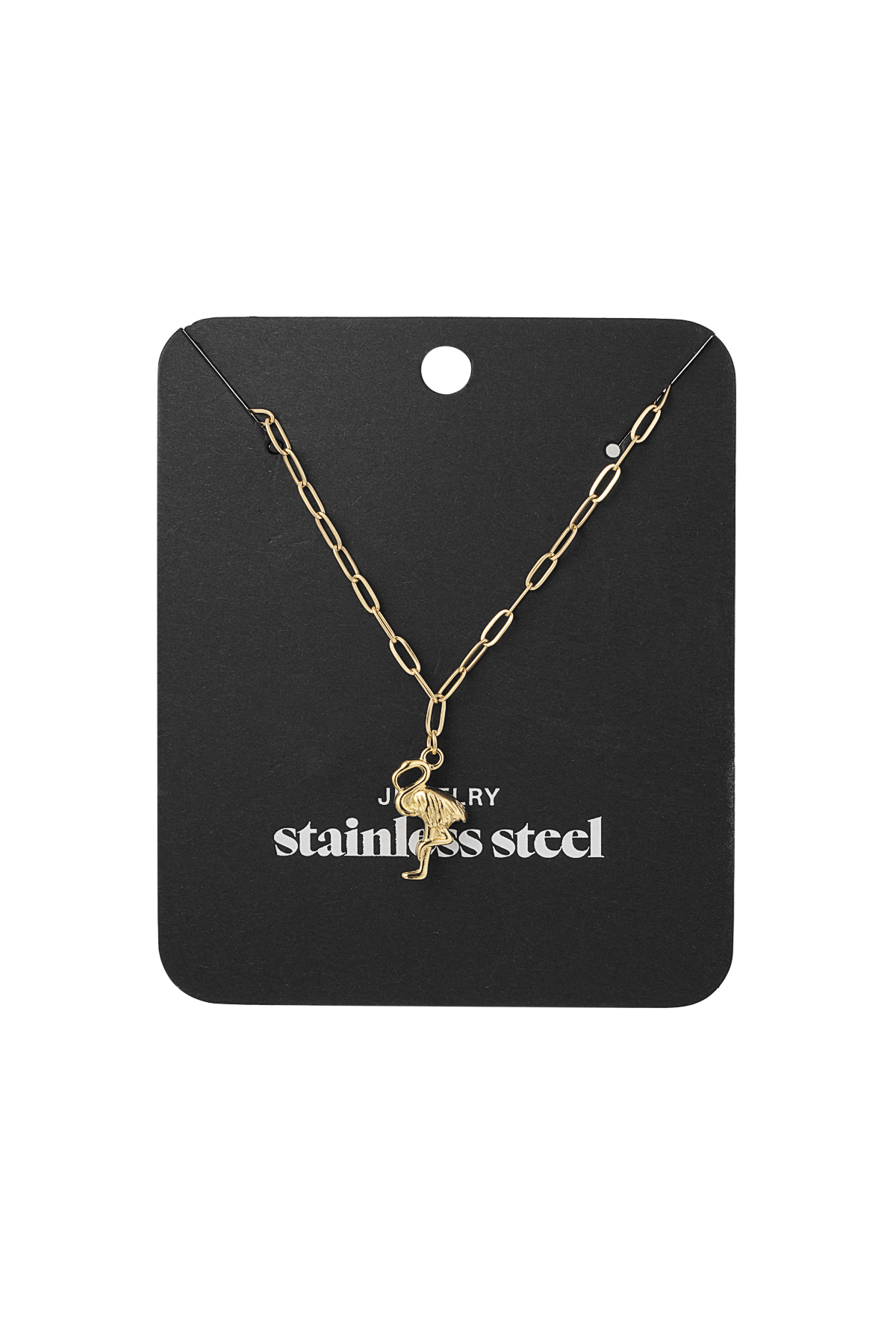 flamingo chain necklace