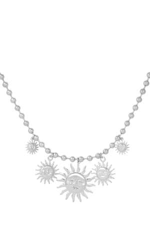 Necklace sunlit charm - Silver Color color h5 