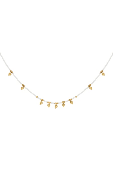 Golden touch necklace - Gold color