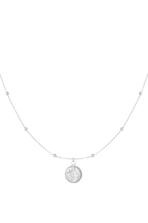 treasure charm necklace - Silver Color color h5 