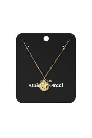 treasure charm necklace - Gold color h5 Picture3