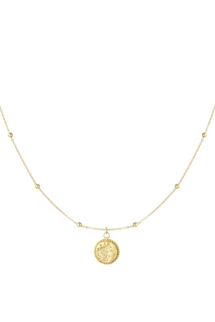 treasure charm necklace - Gold color 