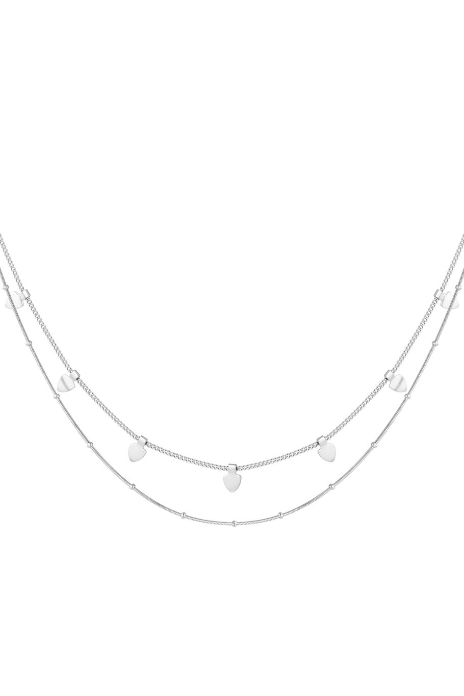 Collana Layer Up - Colore argento 