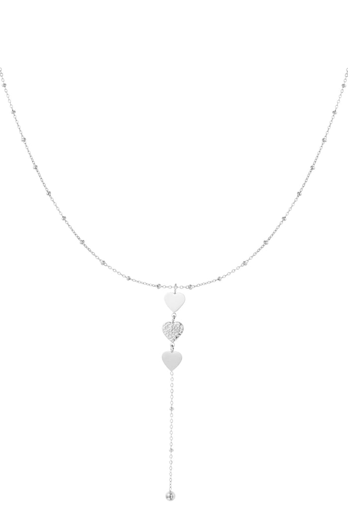 Forever yours necklace - Silver Color color 