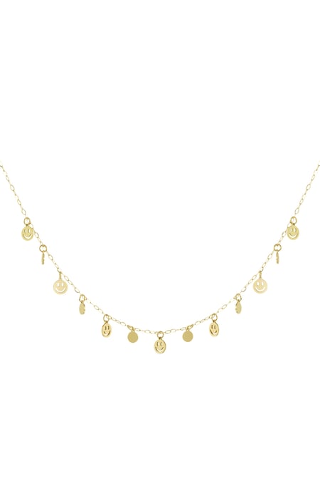 Necklace smile & shine - Gold color 2