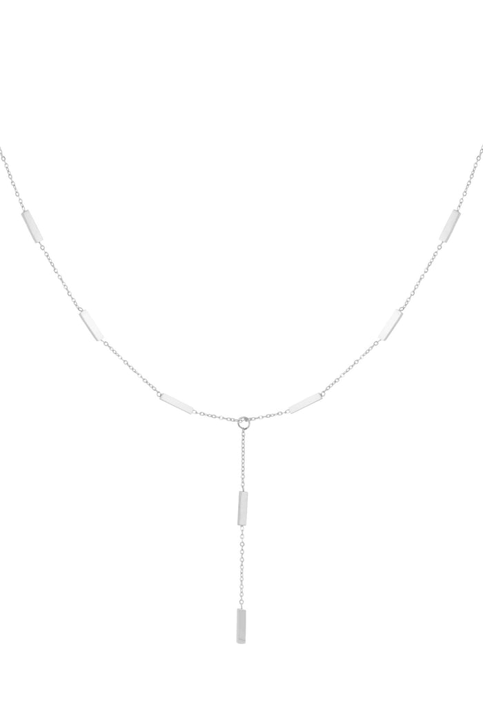 Timeless elegance necklace - Silver Color color 