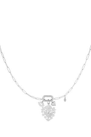 Charm haven necklace - Silver Color color h5 