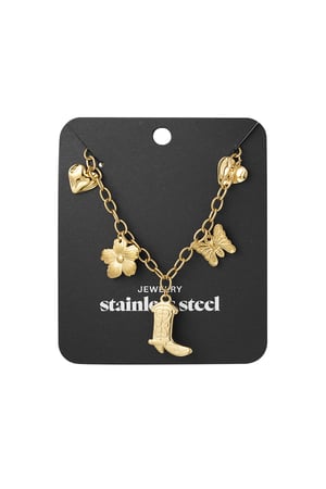 Charm adventure necklace - Gold color h5 Picture3