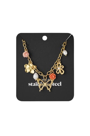 Cheerful charms necklace -Gold color h5 Picture3