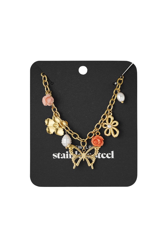 Cheerful charms necklace -Gold color Picture3