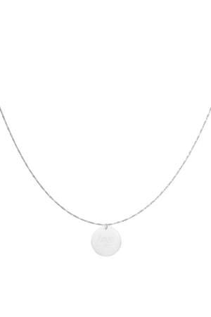 Heartfelt coin necklace - Gold color h5 