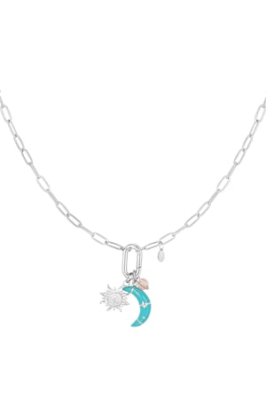 Moonlight magic necklace - Silver Color color h5 