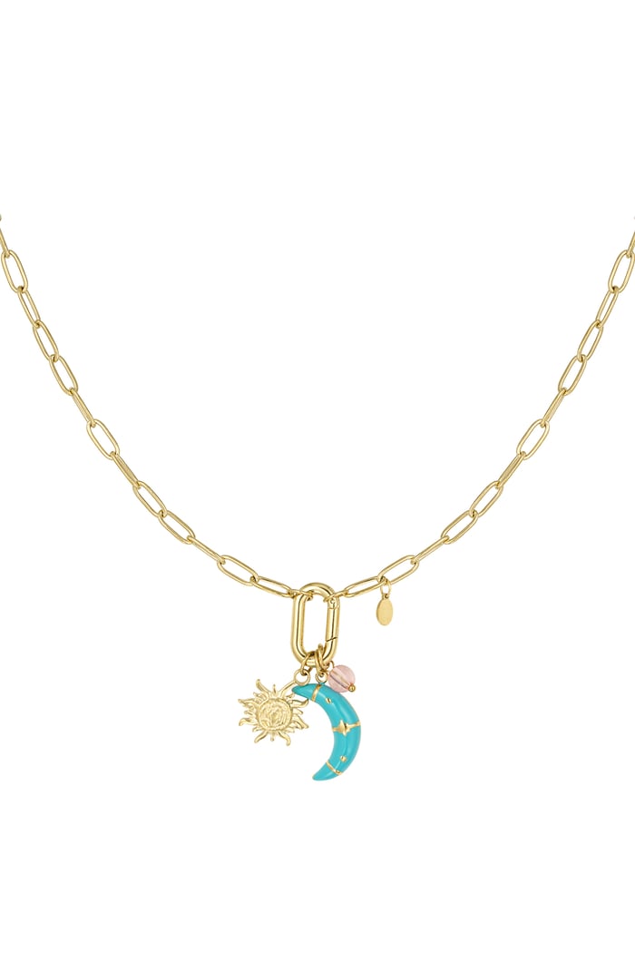 Moonlight magic necklace - Gold color 