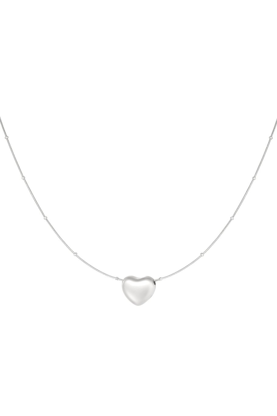 soft heart necklace 