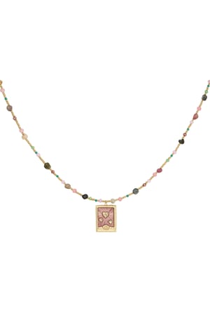 Necklace fall wonderland - purple h5 