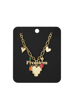 Variety of love necklace - Gold color h5 Picture3