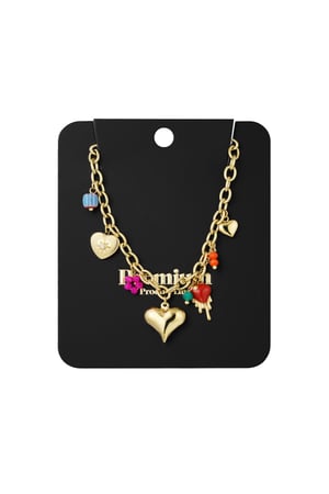 Charm necklace lovers glow - Gold color h5 Picture3