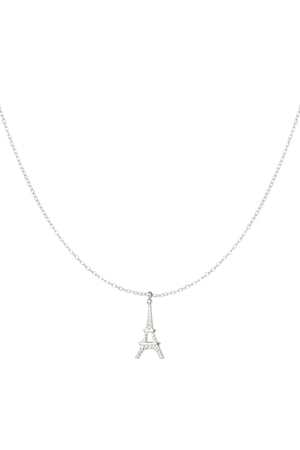 Eiffel elegance necklace - Silver Color color h5 