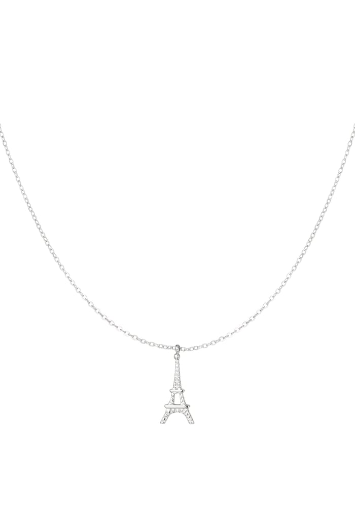 Eiffel elegance necklace - Silver Color color 