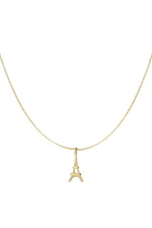 Eiffel elegance necklace - Gold color h5 