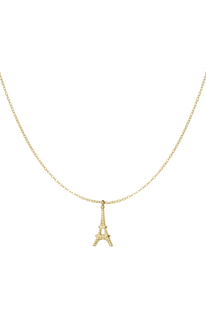 Eiffel elegance necklace - Gold color 