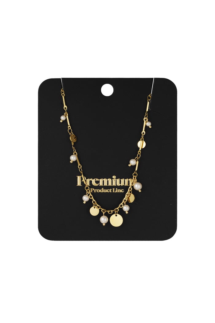 Coined elegance necklace - Gold color Picture3