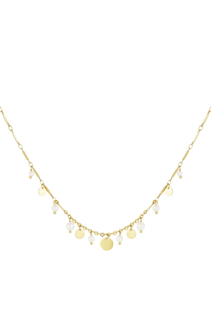 Coined elegance necklace - Gold color 