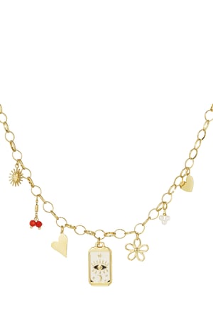 Enchanted elegance necklace - Gold color h5 