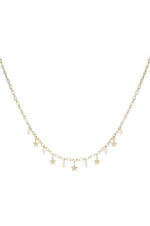 Starry night necklace - Gold color h5 