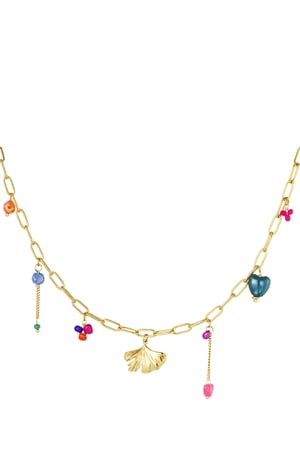 Paradise Charm necklace - Gold color h5 