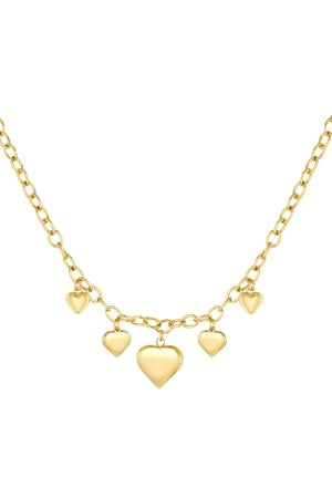 Endless love necklace - Gold color h5 