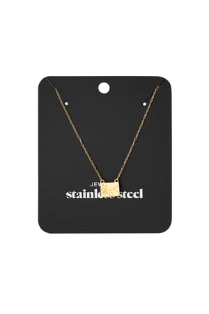 Secret note necklace - Gold color h5 Picture3