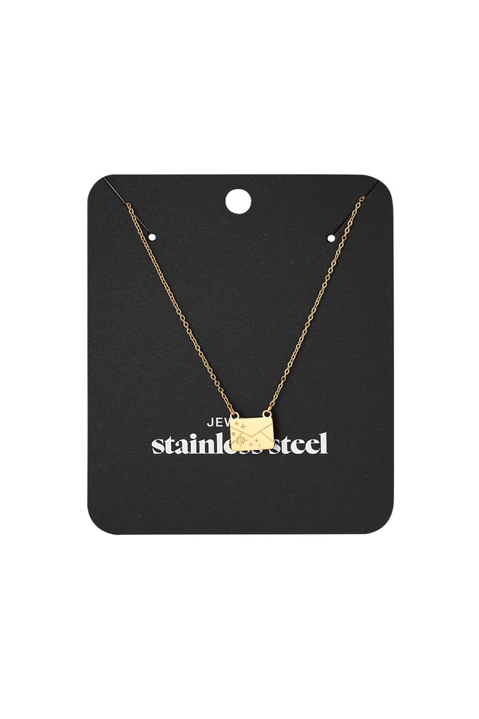 Secret note necklace - Gold color Picture3