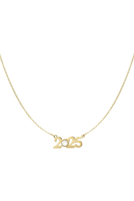 2025 necklace - Gold color 2