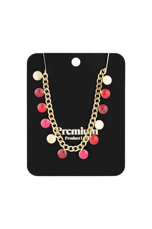 Chain red coin - Gold color h5 Picture3