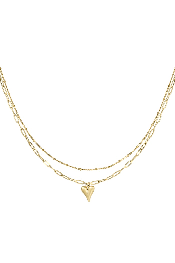 Loving layers necklace - Gold color 