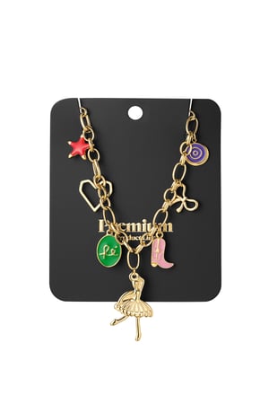 Twinkle charms necklace - Gold color h5 Picture3