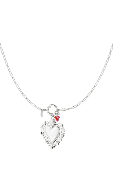 tropical heart charm necklace h5 