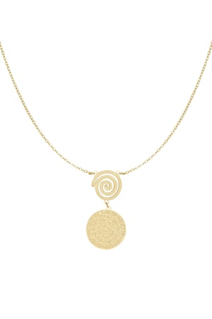 Fun & fancy necklace - Gold color h5 