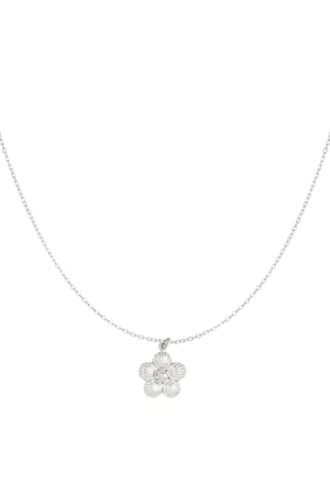 Daisy necklace - Silver Color color h5 