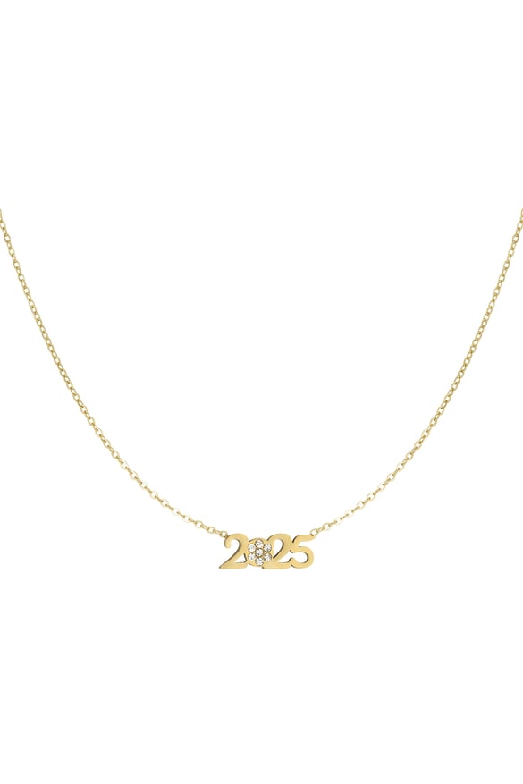2025 ketting - Goud kleur