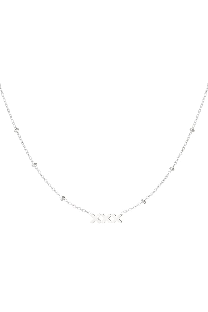 XXX Amsterdam necklace - Silver Color color 