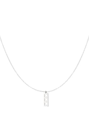 Trio X necklace - Silver Color color h5 