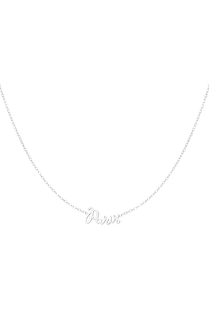 Paris necklace - Silver Color color h5 