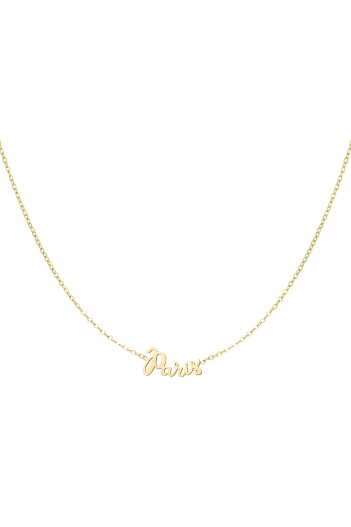 Paris necklace - Gold color 