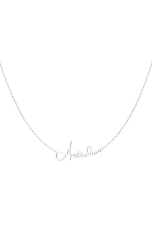 Amsterdam necklace - Silver Color color h5 