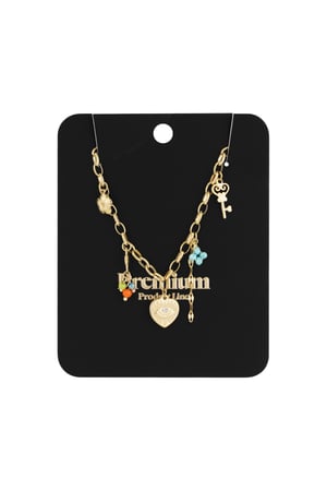 Secret Love necklace - Gold color h5 Picture3